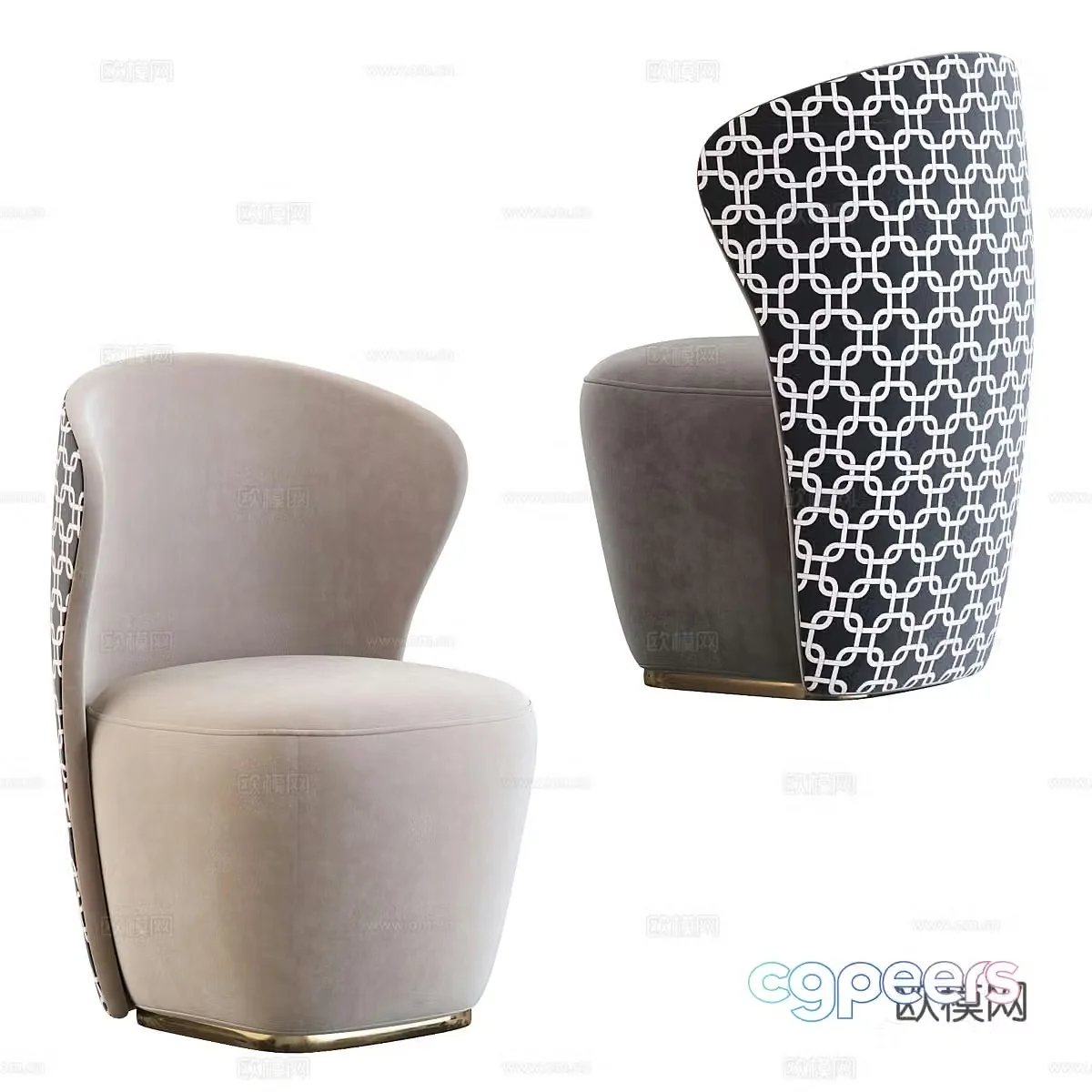 Fabric sofa stool Fabric low stool Fabric shoe changing stool Fabric dressing stool Art sofa stool Creative 3D model
