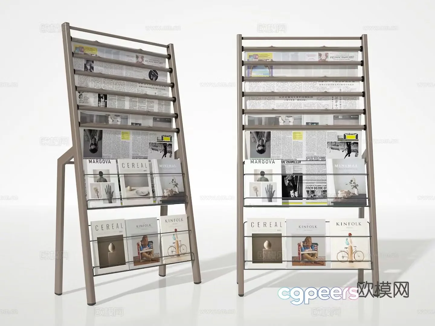 Newspaper stand 3d model