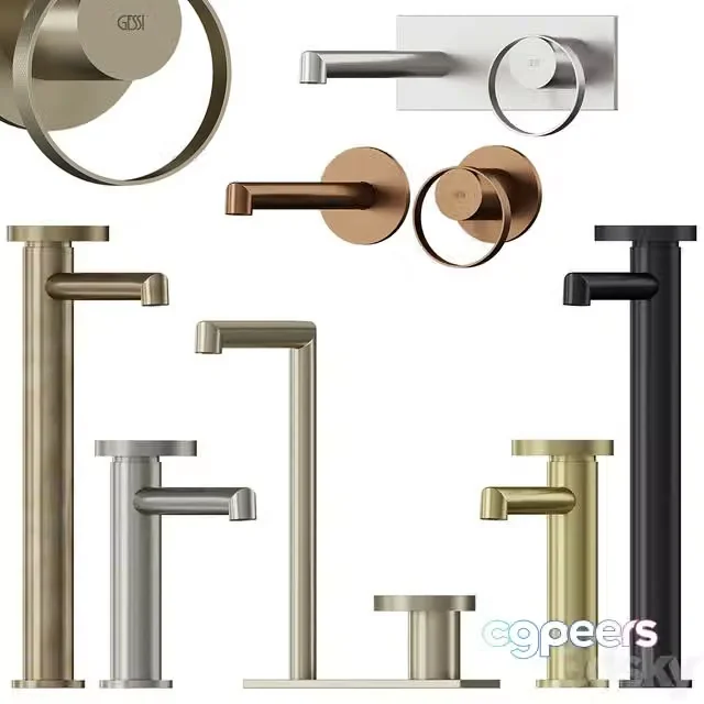3ds Max Free – Gessi ANELLO Faucets