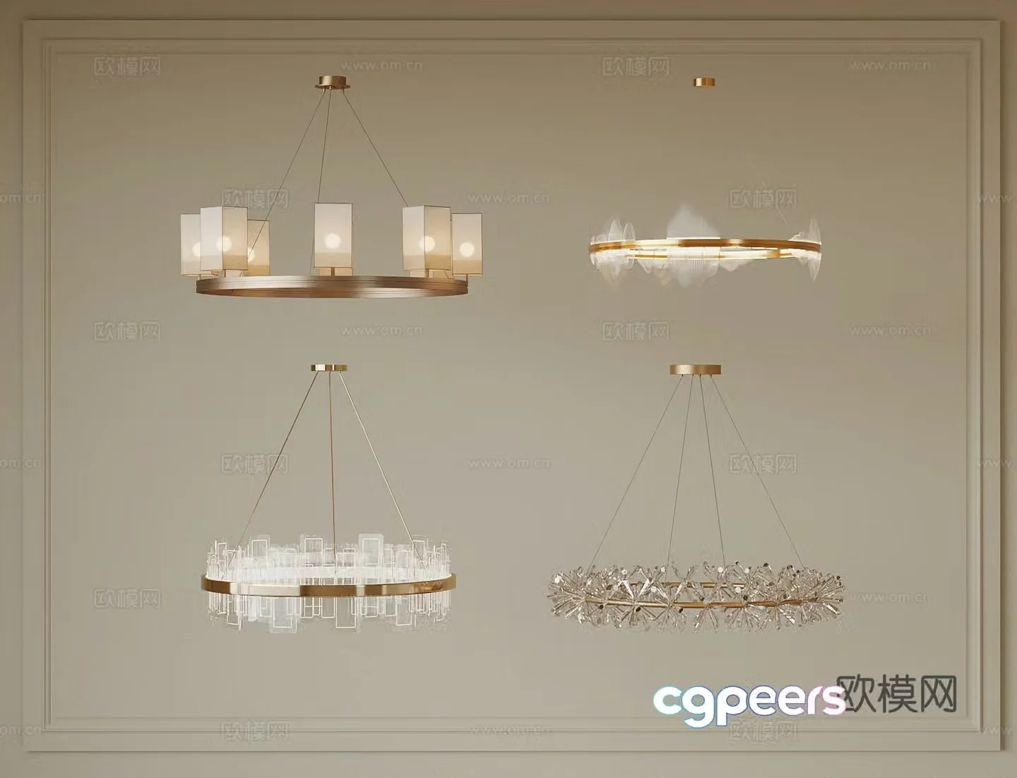 Chandelier Modern Chandelier 3d Model