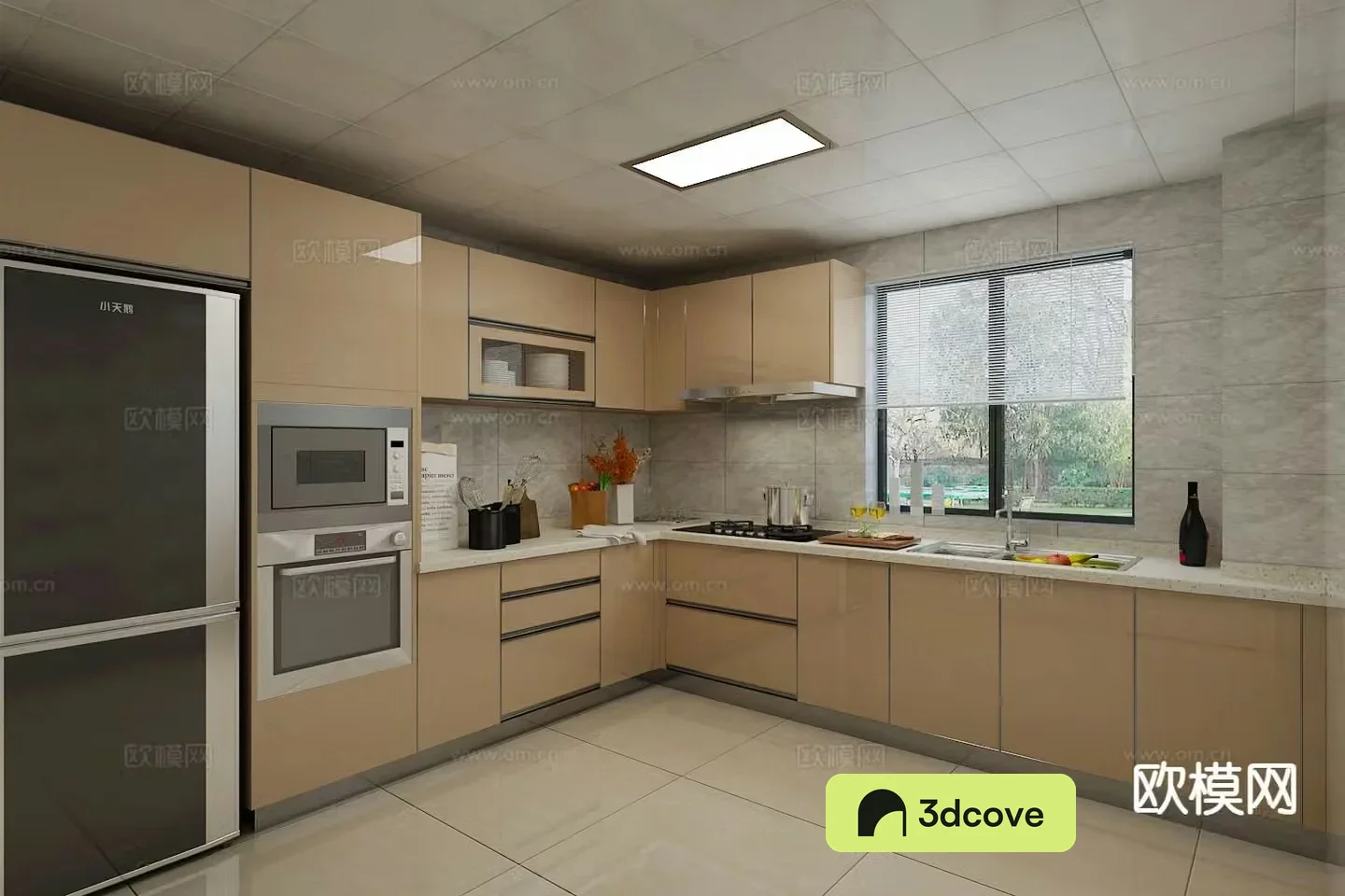 Modern open kitchen