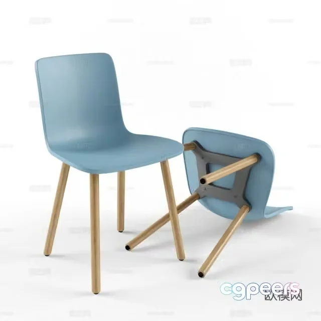 Modern single chair single chair 3d model