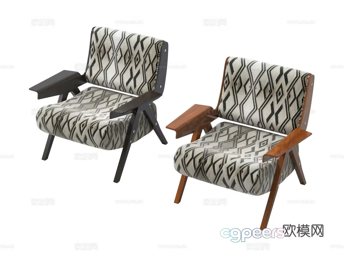 Leisure chair sofa chair single chair 3d model