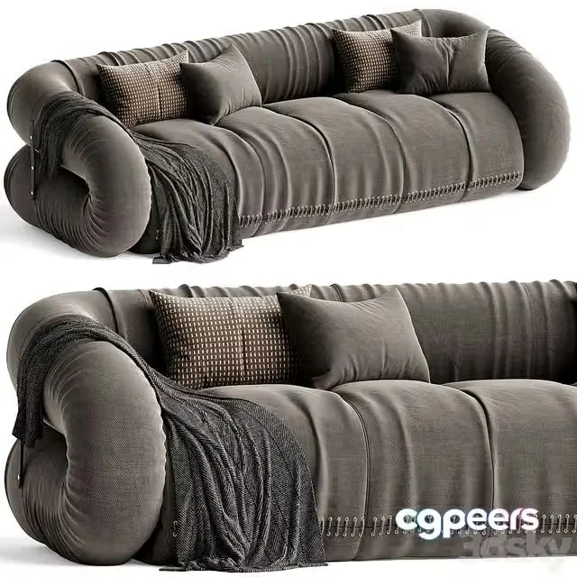 3ds Max Free – ANFIBIO Sofa By Giovannetti Fabric