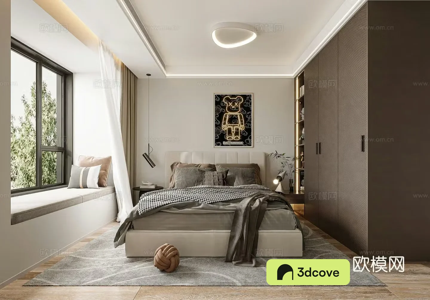Modern bedroom