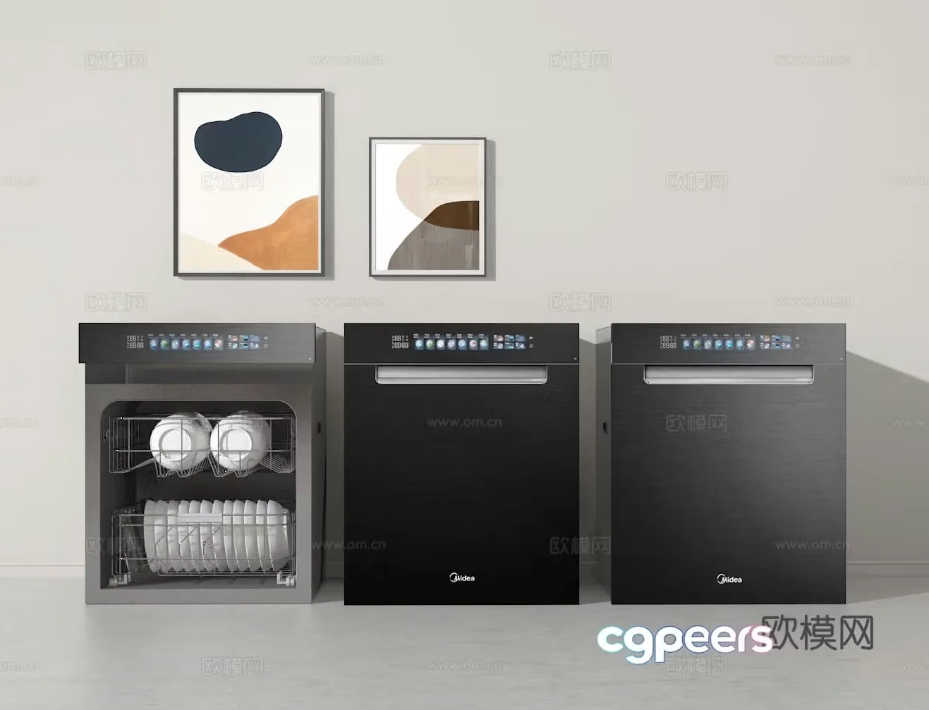 Dishwasher 3d model