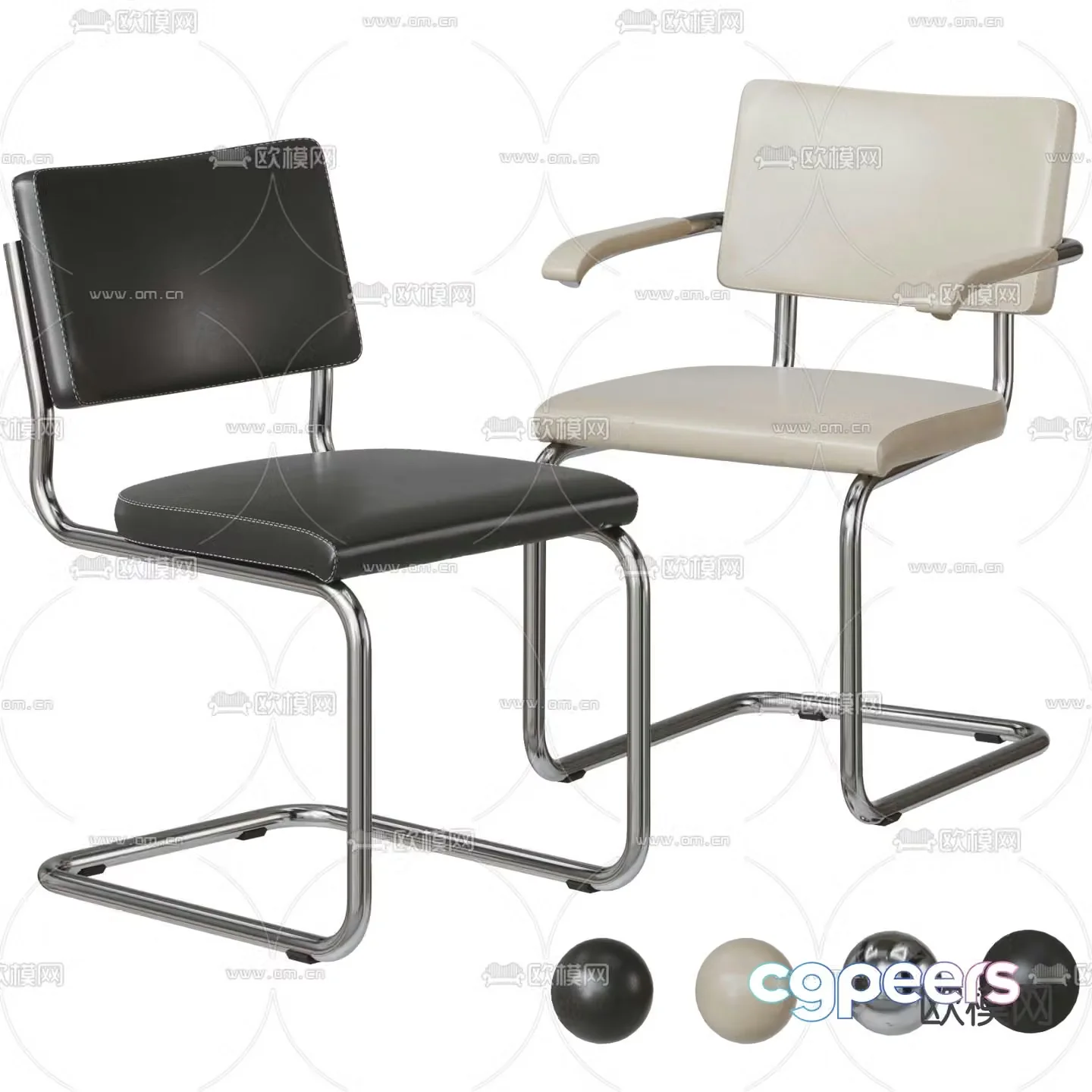 Modern office chair executive chair 3d model