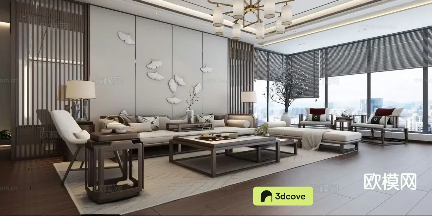 New Chinese style living room