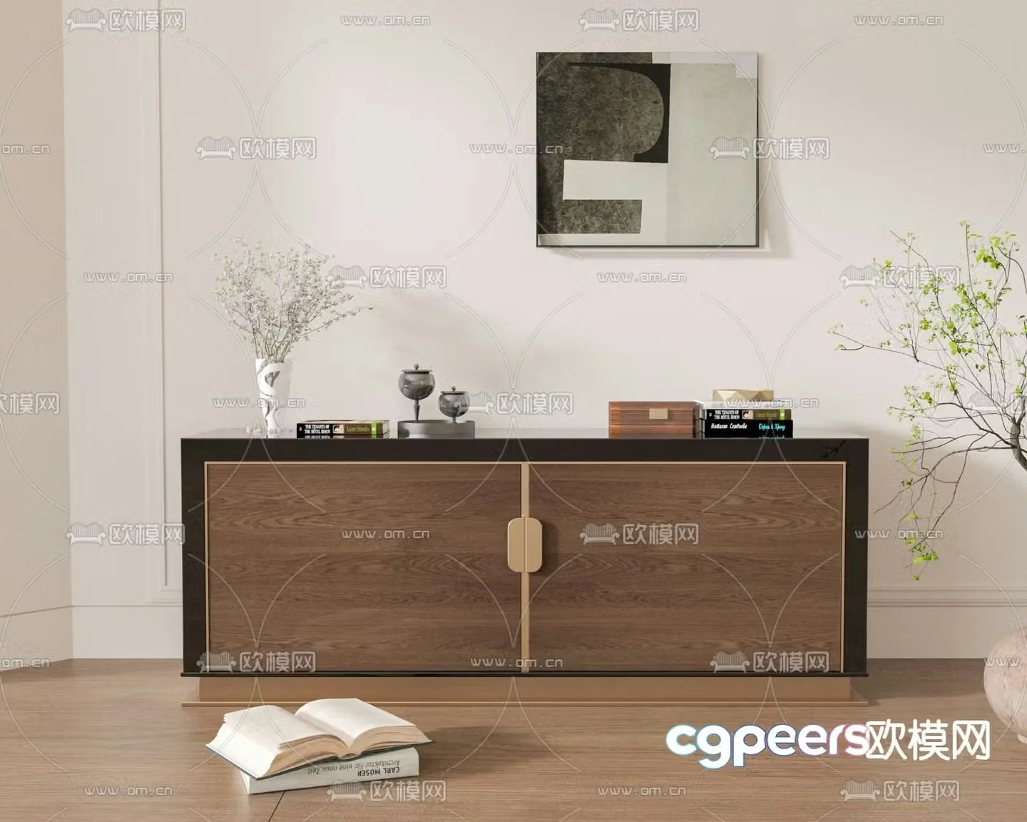 Modern TV cabinet 3d model