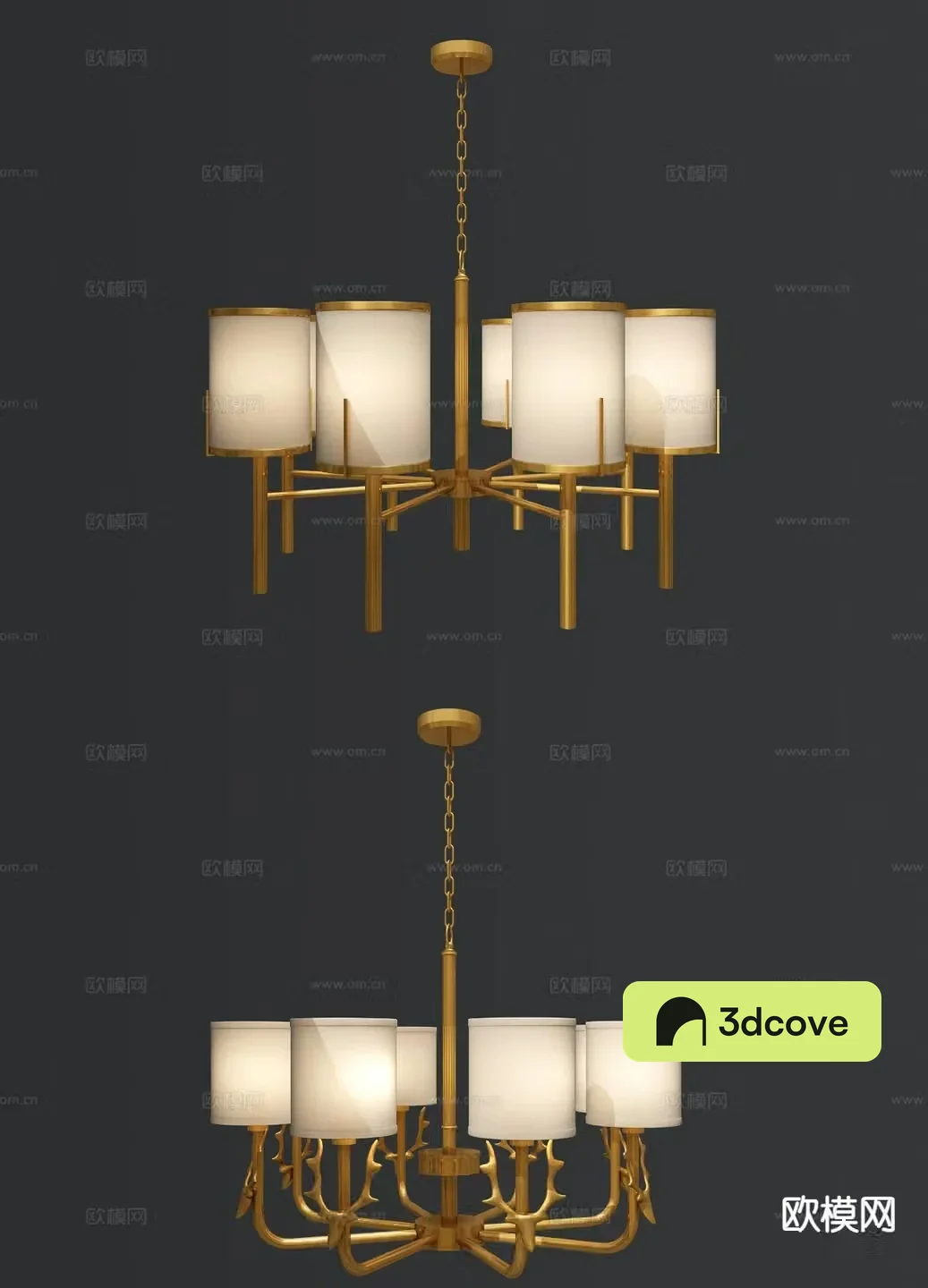 New Chinese style chandelier multi-head chandelier