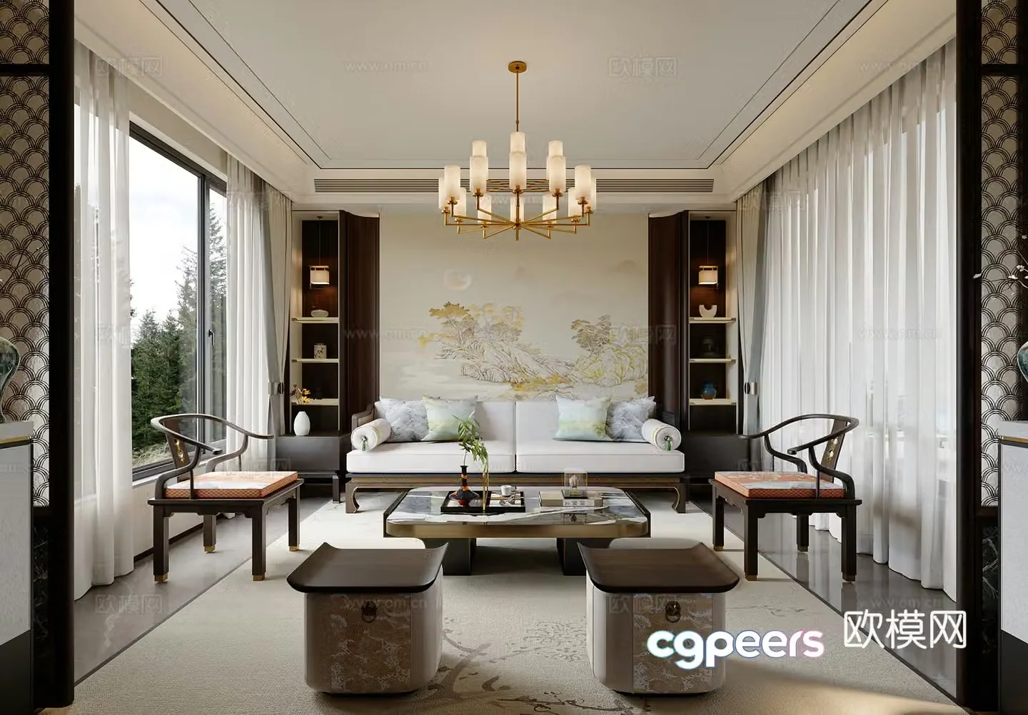 Living room 3d model
