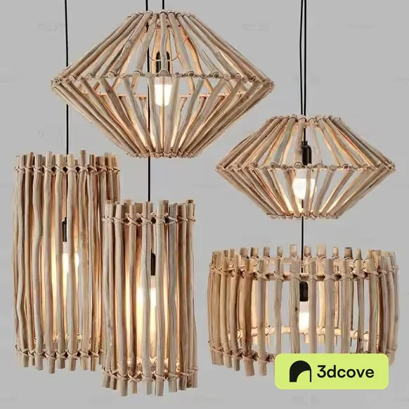 Light Fixtures Made Of Bamboo