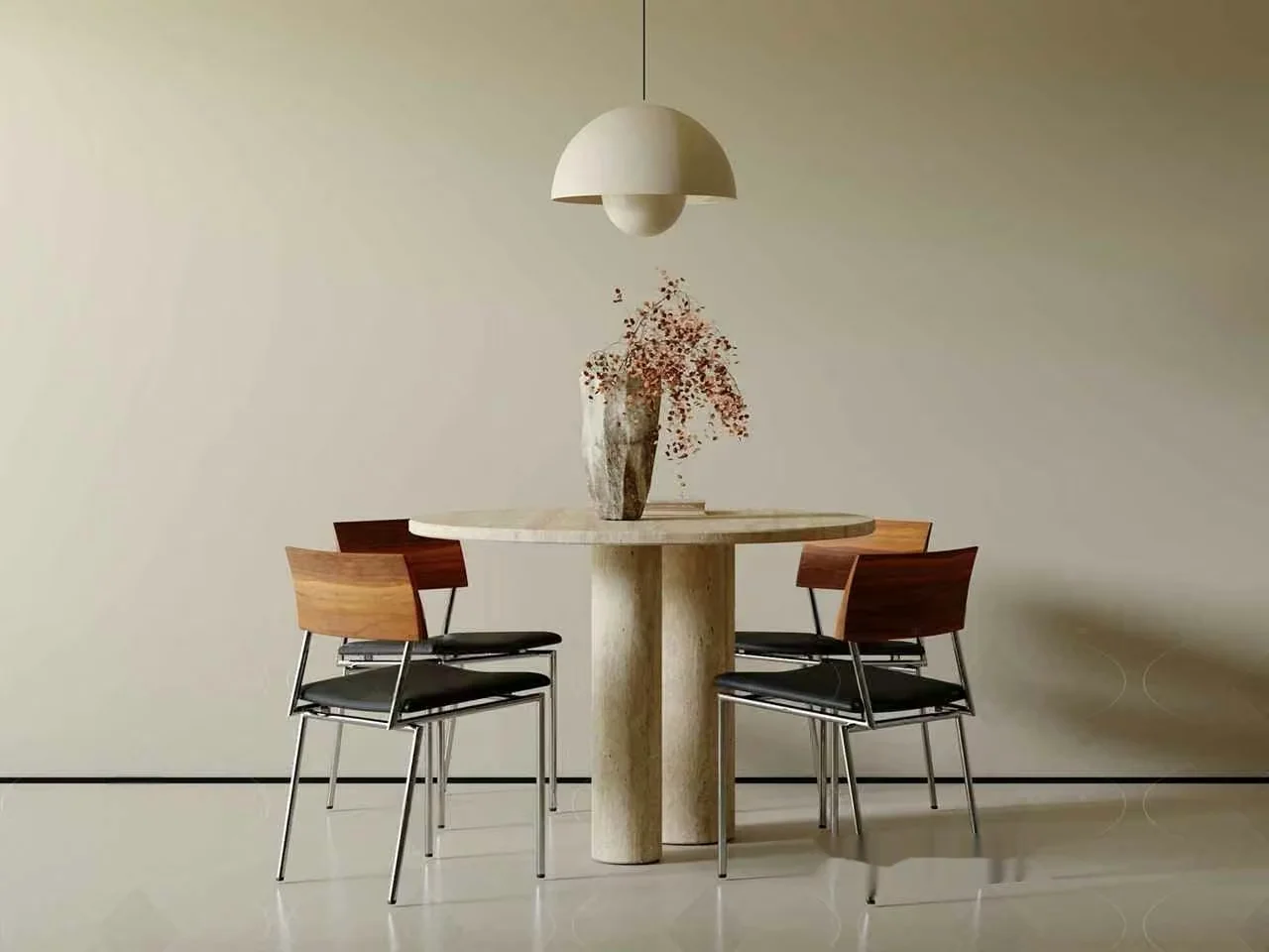 Modern Dining Table 3D Model – 9923 – CORONA Render