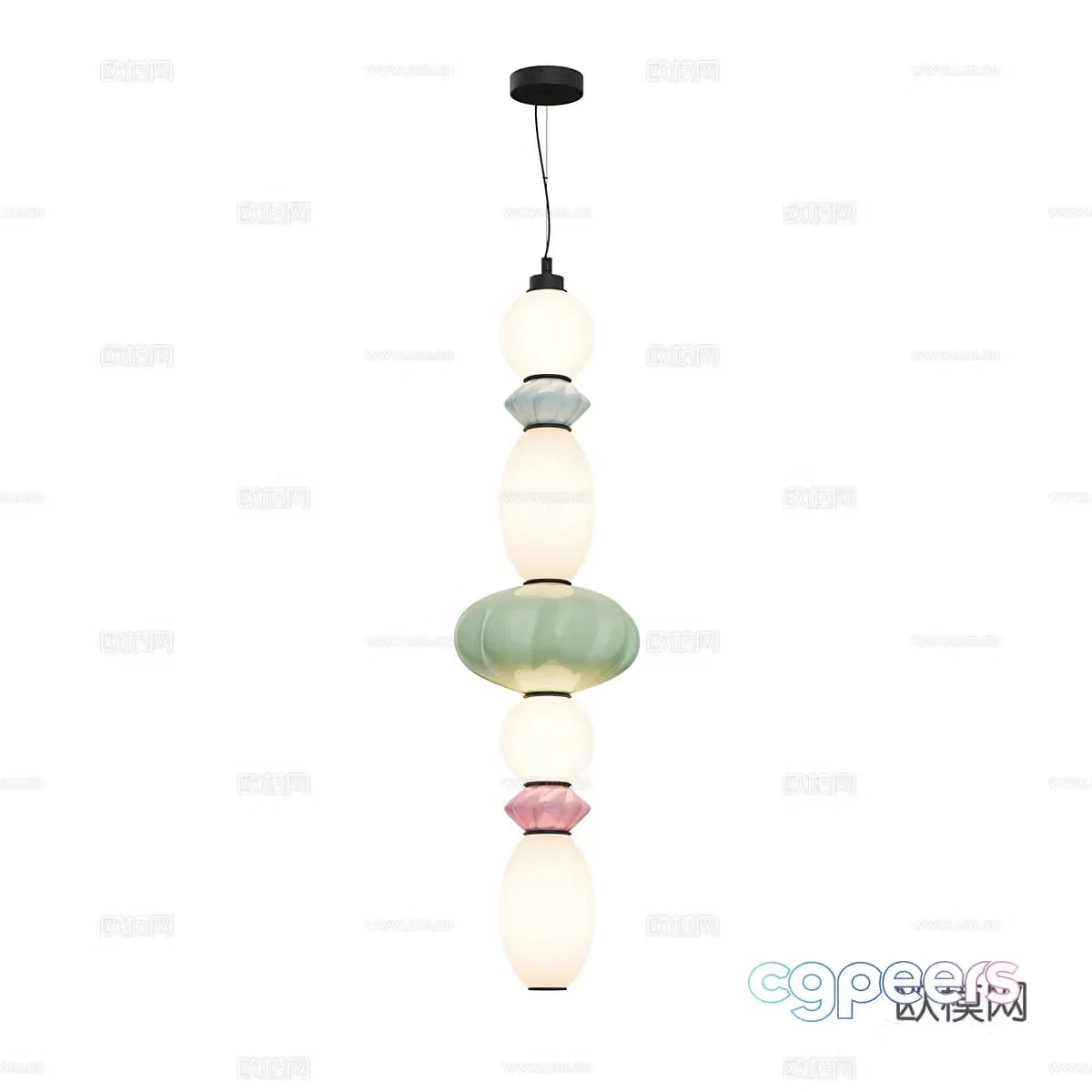 Modern simple chandeliers chandeliers simple chandeliers dining chandeliers living room chandeliers lamps 3D model