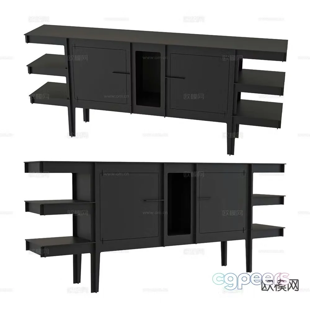 Moooi Nordic Entrance Cabinet Side Cabinet 3D Model