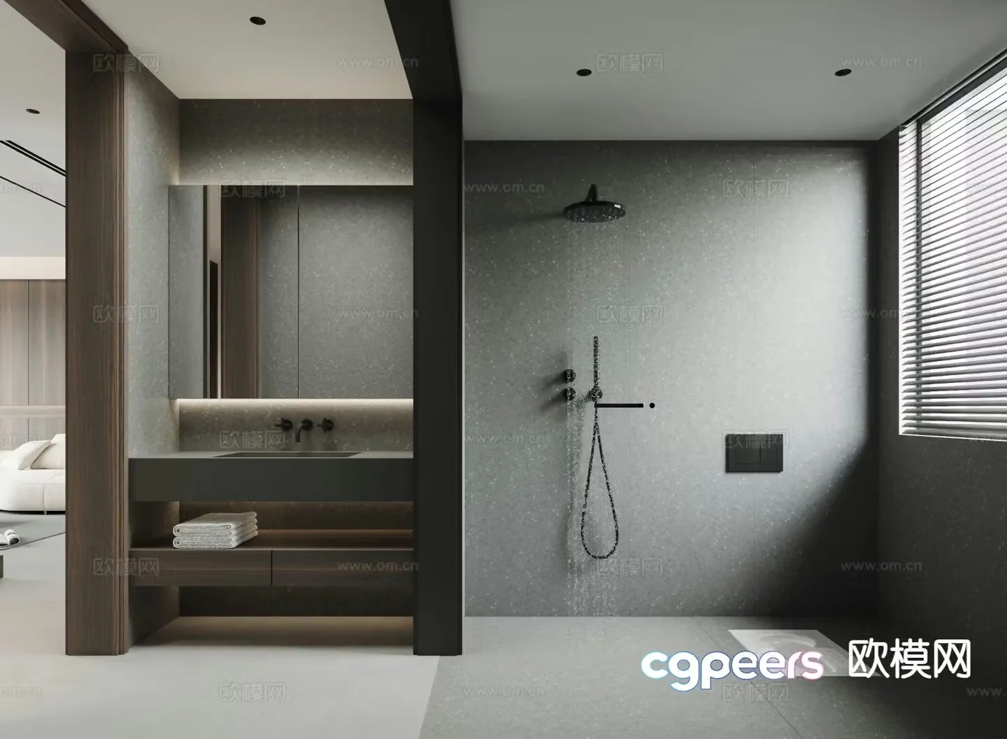 Modern bathroom sink bathroom 3d model
