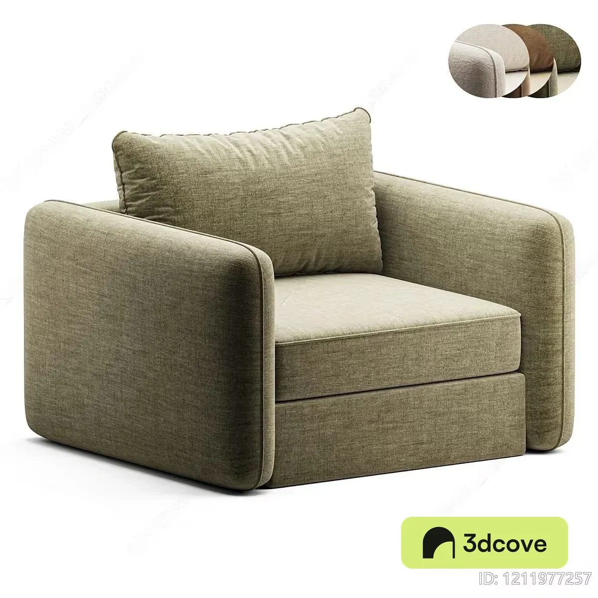 Light Brown Armchair