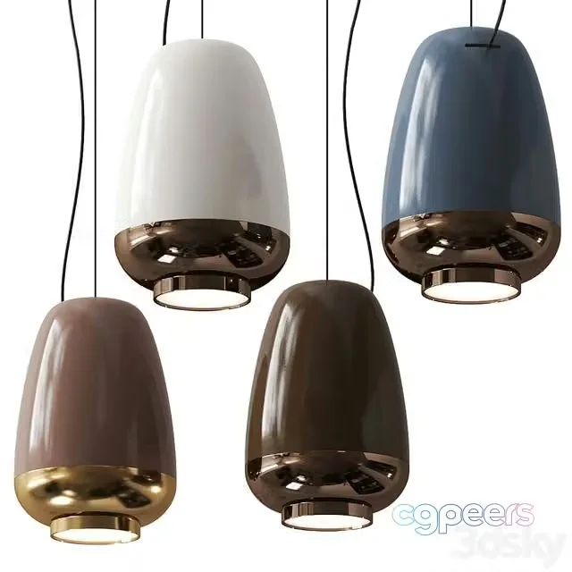 3ds Max Free – Asia pendant lamp by Cattelan Italia