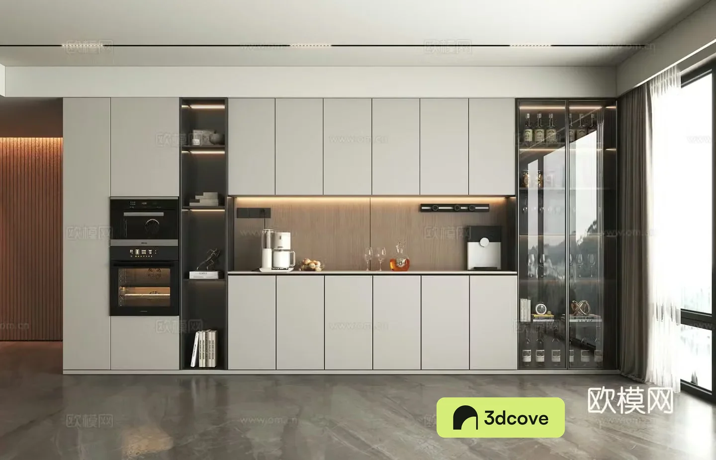 Modern wine cabinet