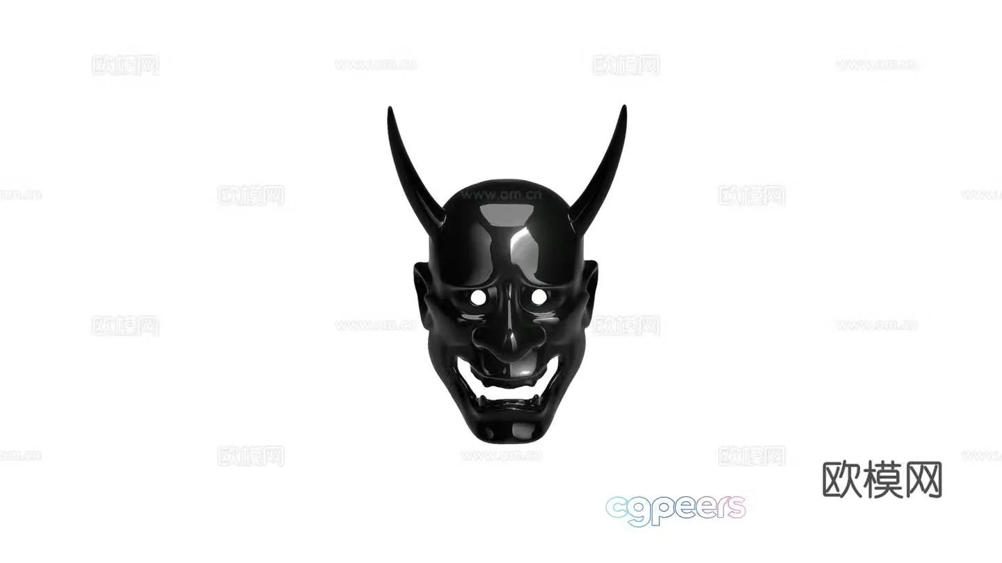 Devil mask decorative mask 3d model
