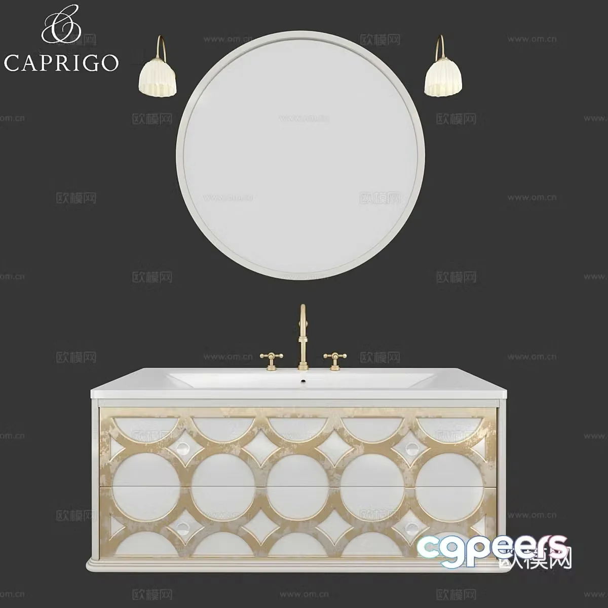 Modern sink 3d model