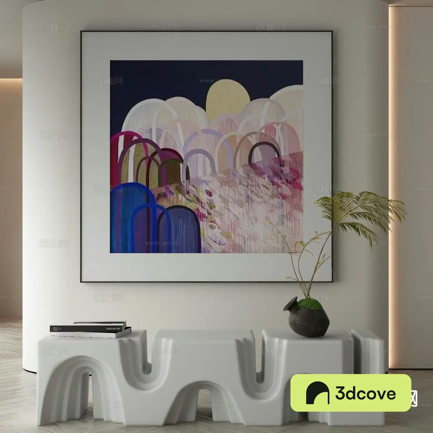 Modern art painting texture painting decorative painting