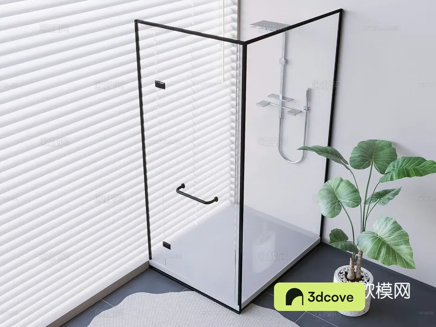 Glass Shower Room Rushing Room
