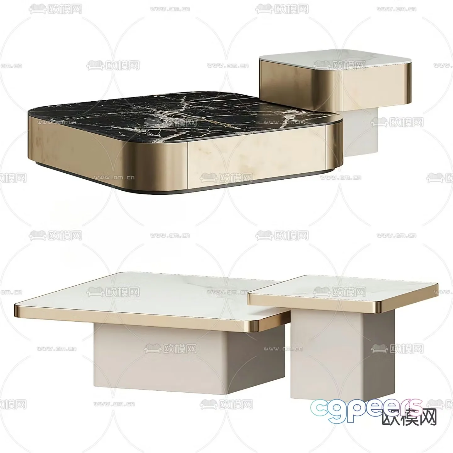 Cocun coffee table 3d model