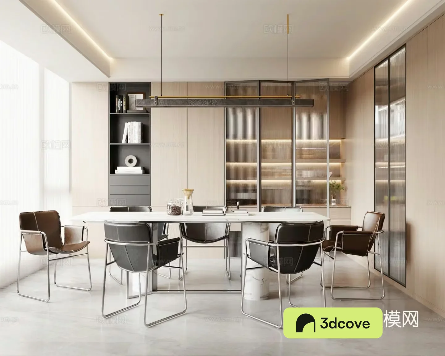 Modern minimalist restaurant