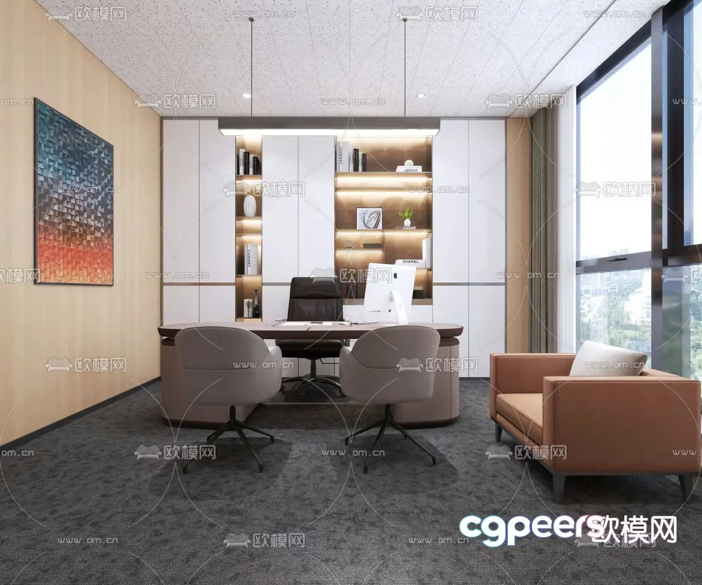 General Manager’s Office Chairman’s Office 3D Model