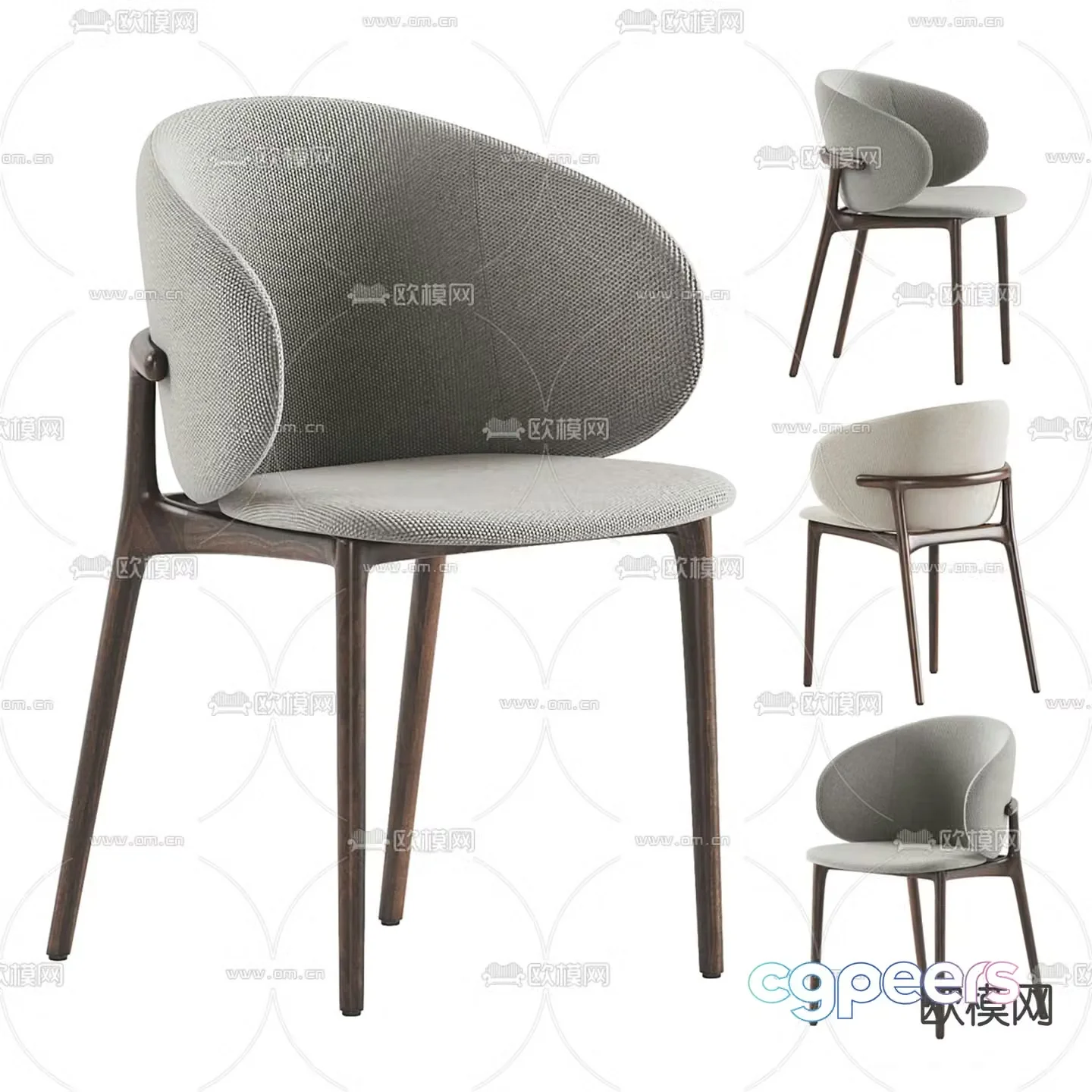 ARTISAN chair dining chair 3d model