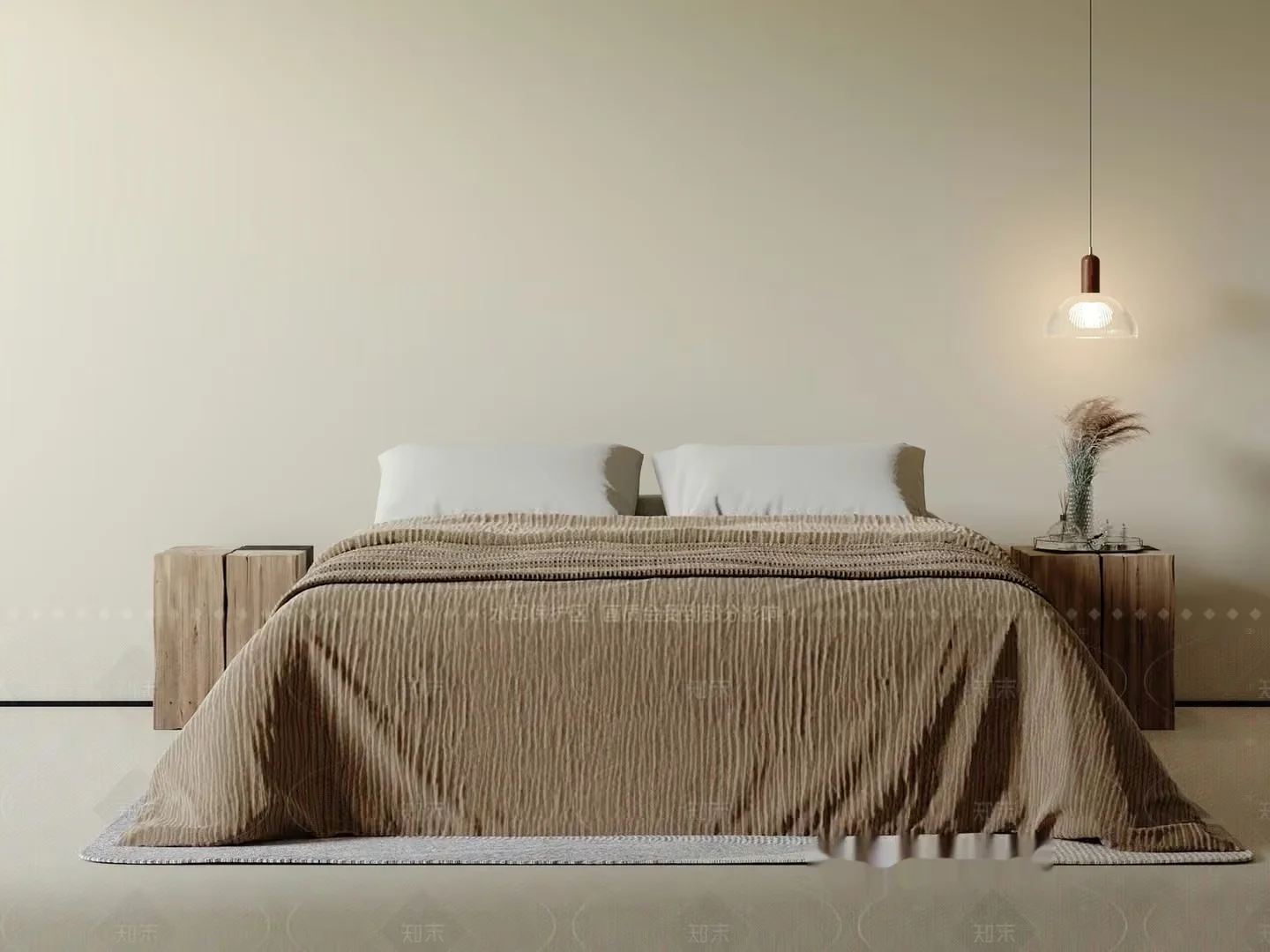 Cozy Bedroom 3D Model – 1340 – VRAY Render