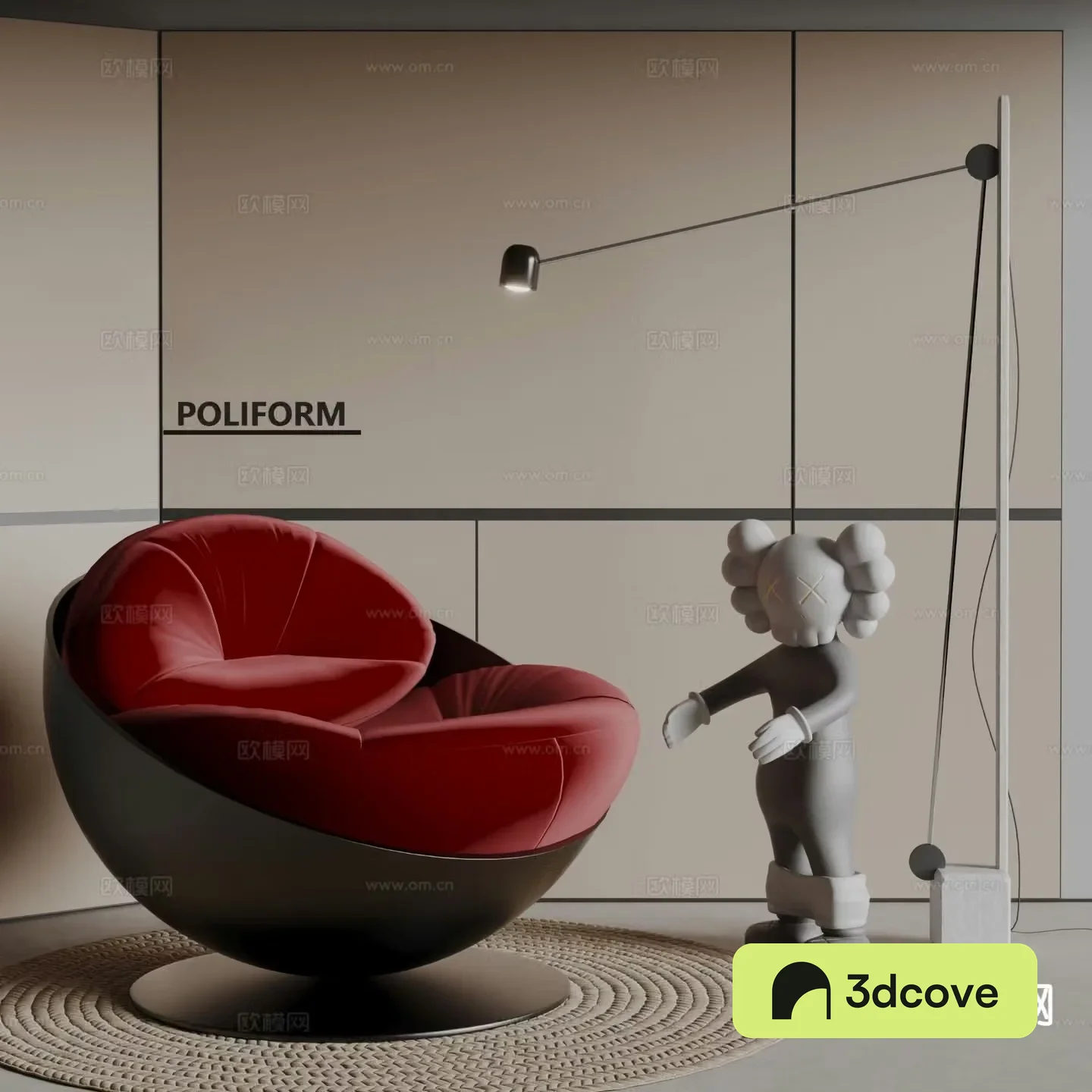 Diemme modern single sofa