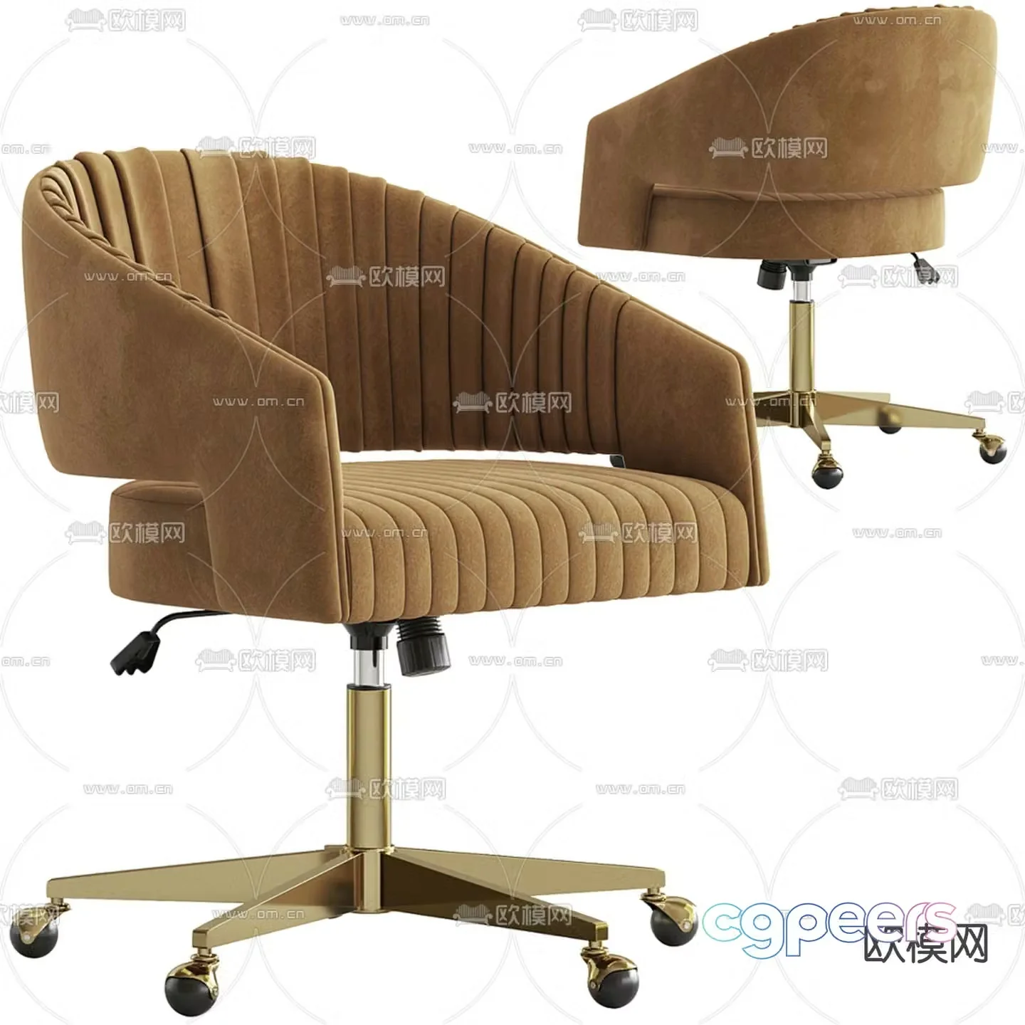 Office chair shift chair staff chair 3d model