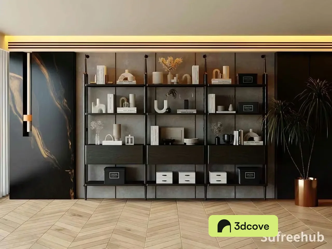 Modern Shelving Unit