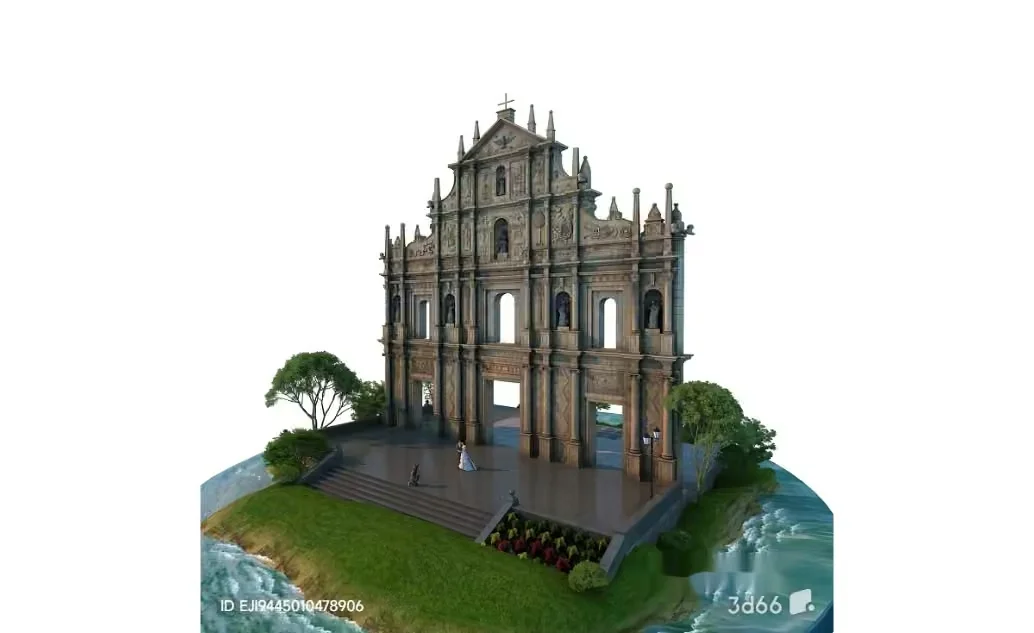 A 3D Building Model 3D Model – 7474 – VRAY Render