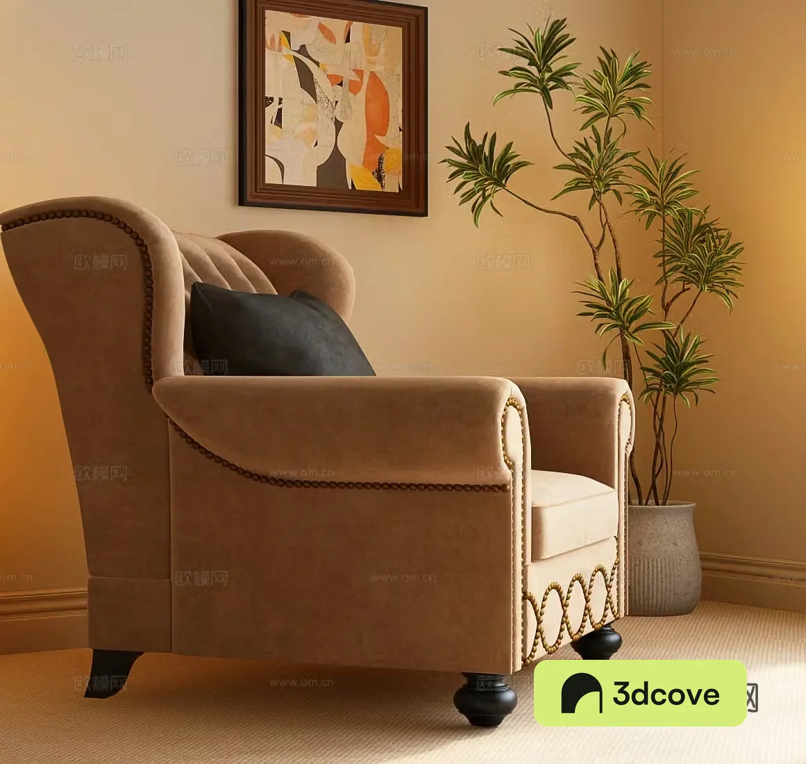 American single sofa European single sofa