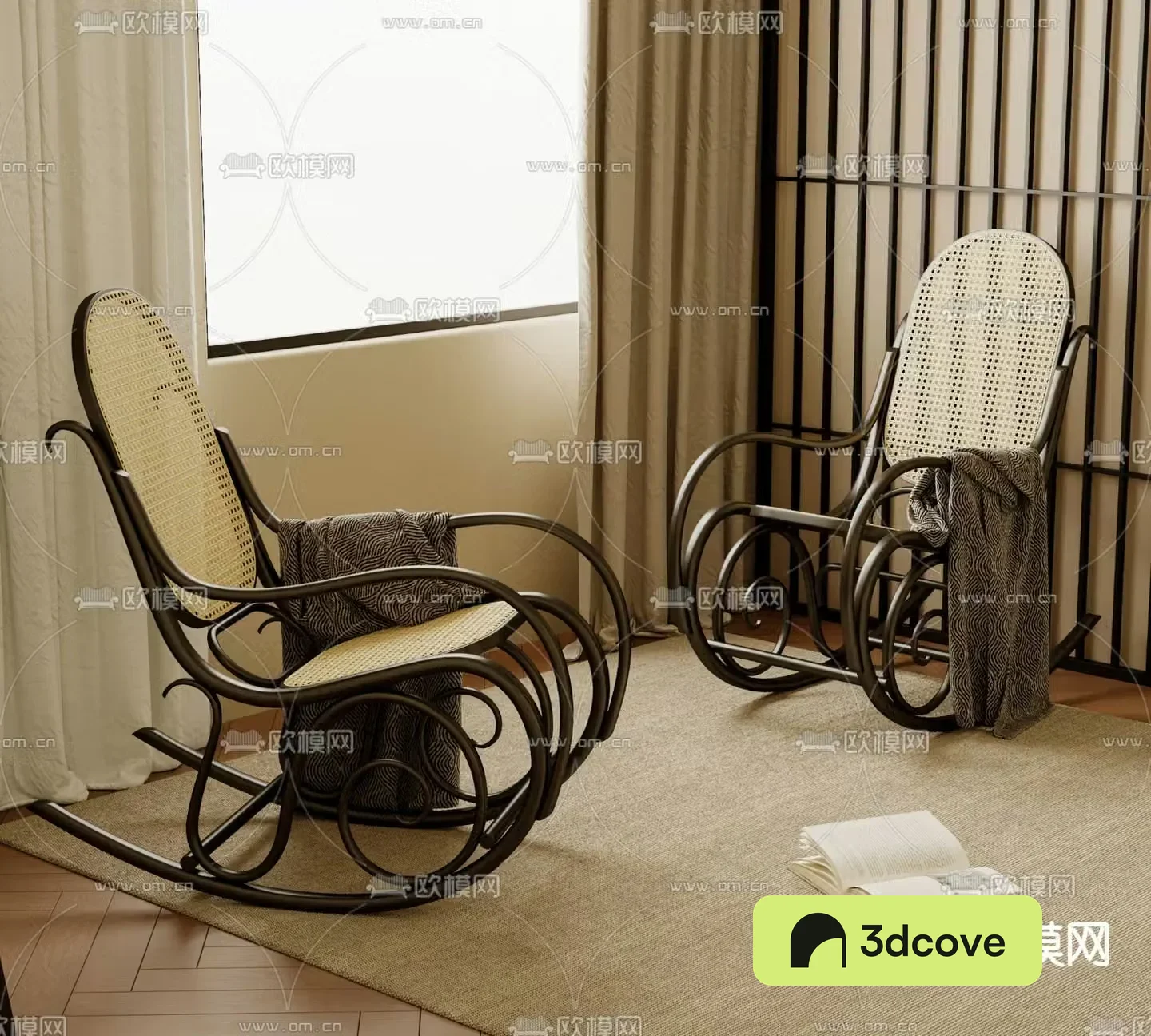 Medieval style outdoor chair rocking chair lounge chair