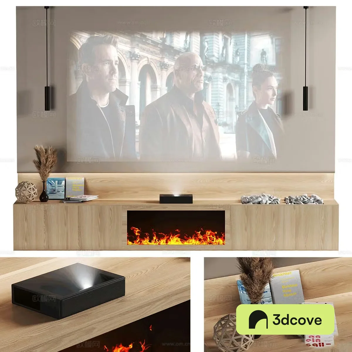 New Chinese Xiaomi laser projector TV wall