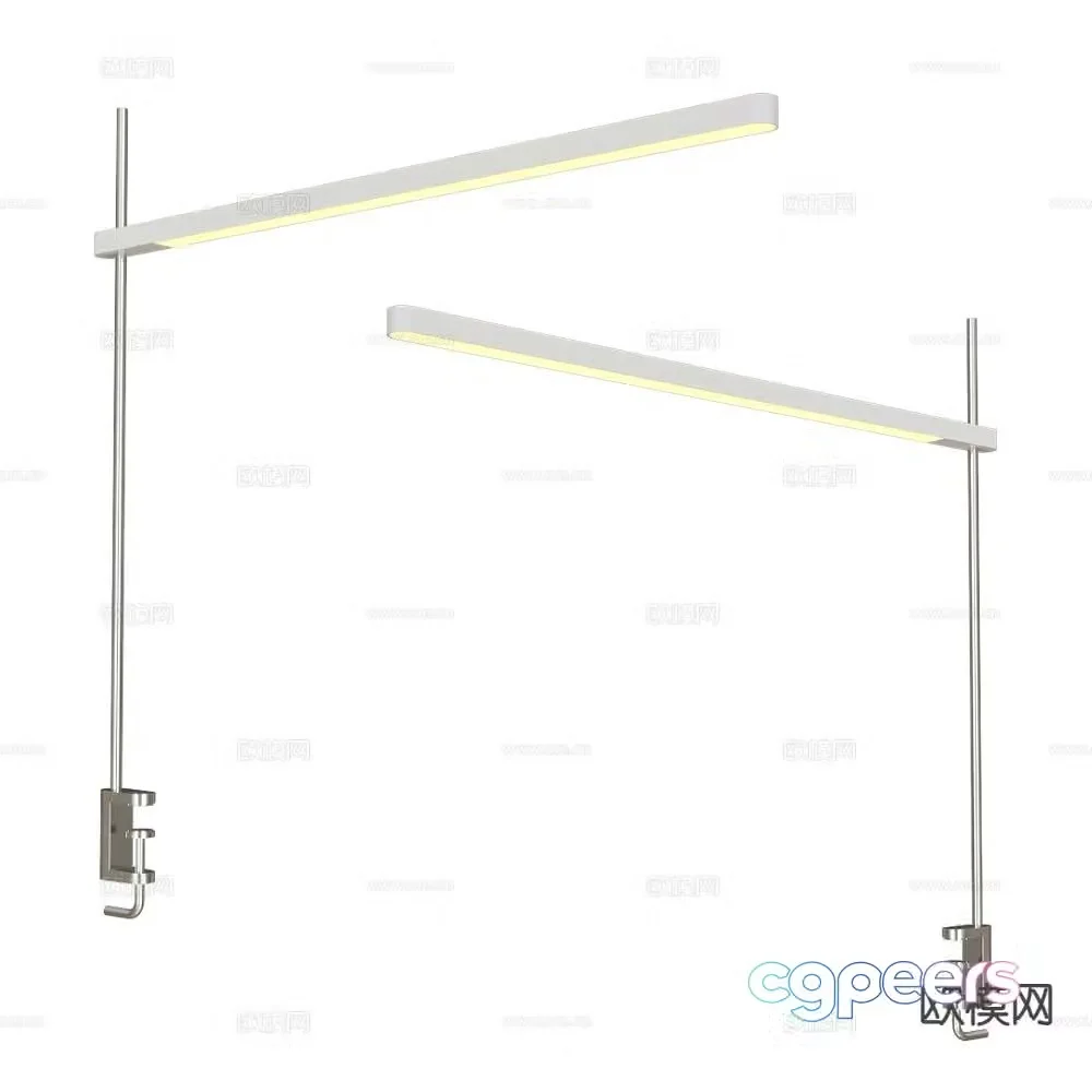 Artemide minimalist wall lamp long wall lamp 3d model