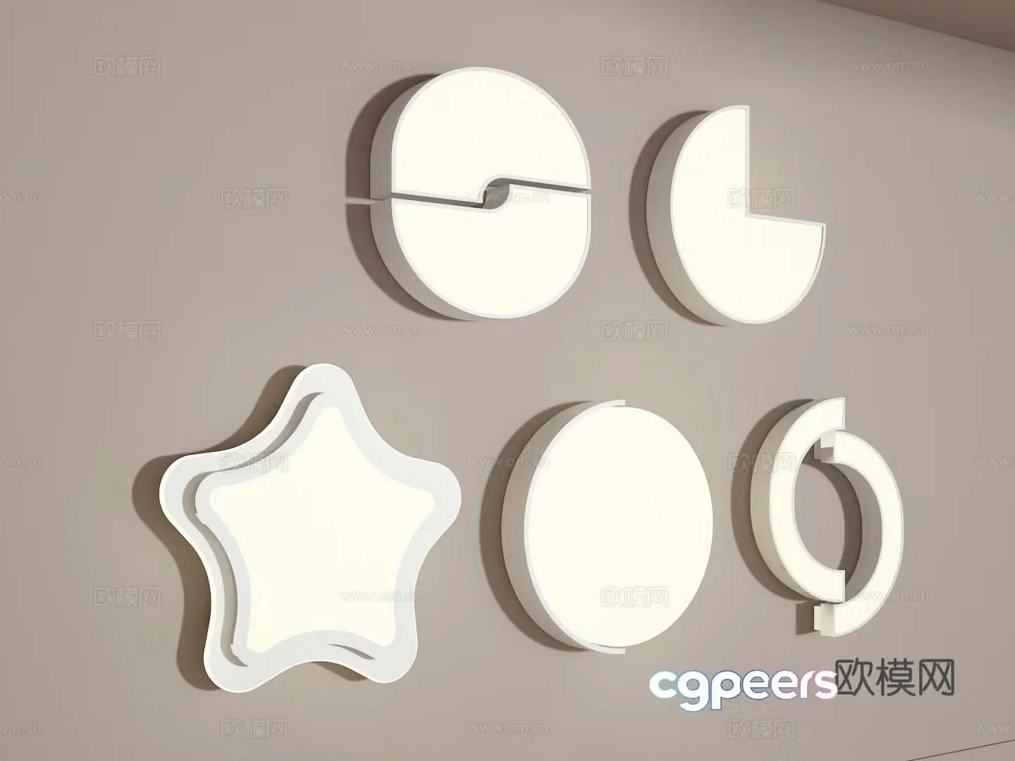 Ceiling light 3d model