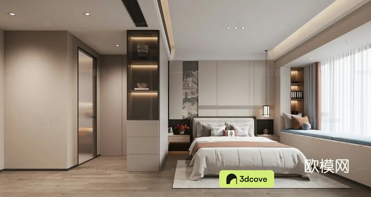 New Chinese bedroom