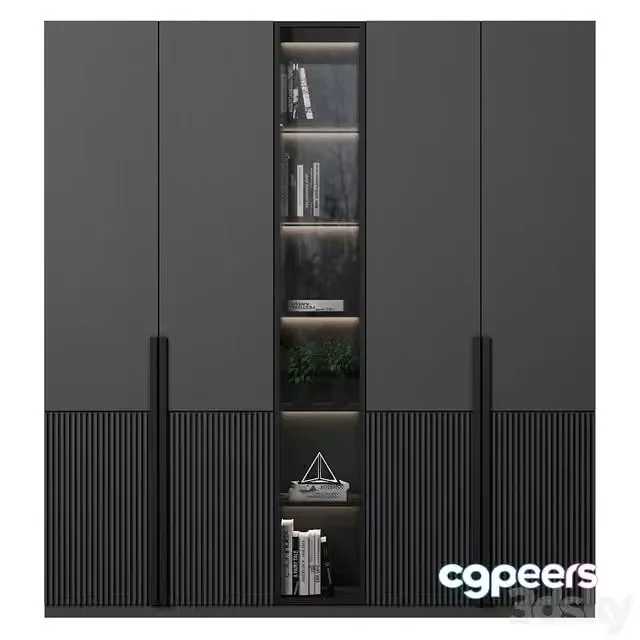 3ds Max Free – cabinet with shelves 26