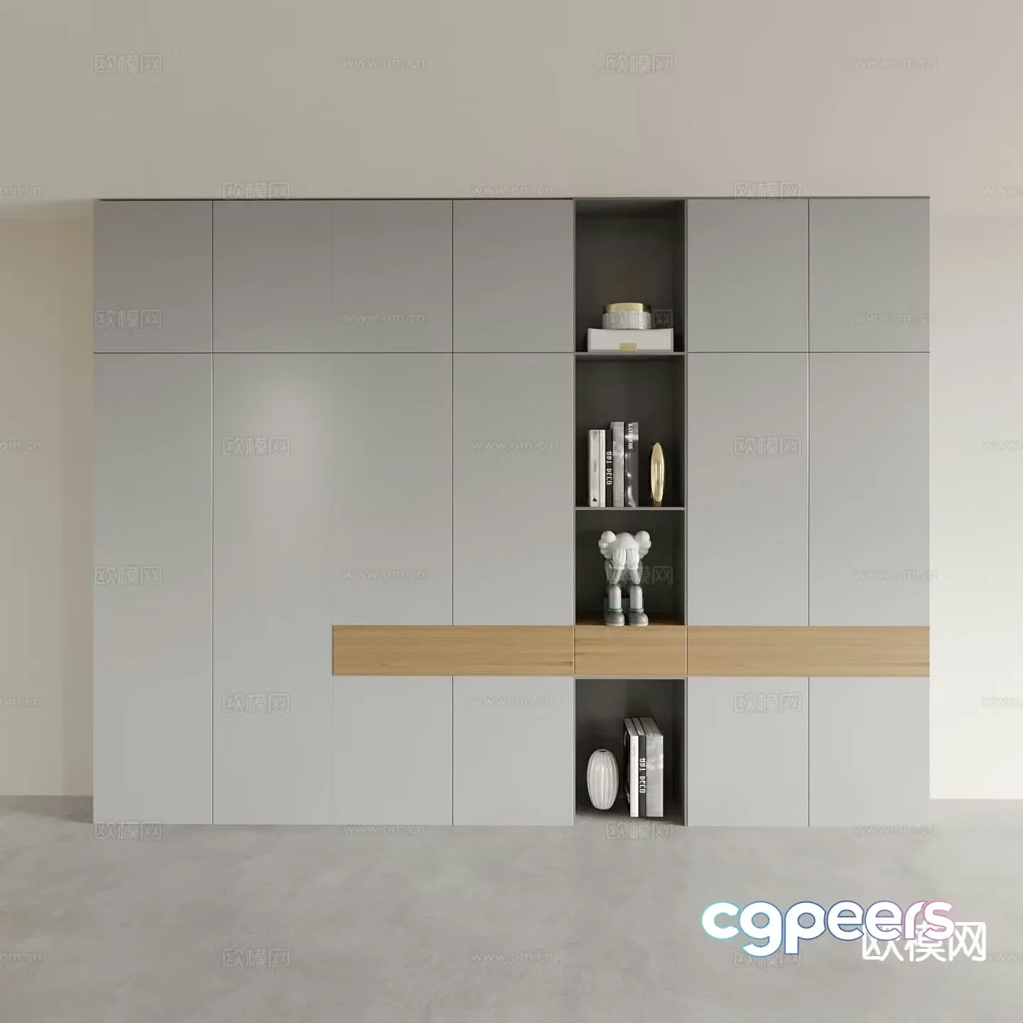modern wardrobe wardrobe 3d model