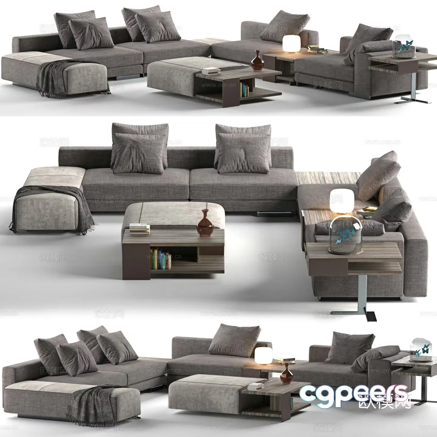 Corner sofa 3d model