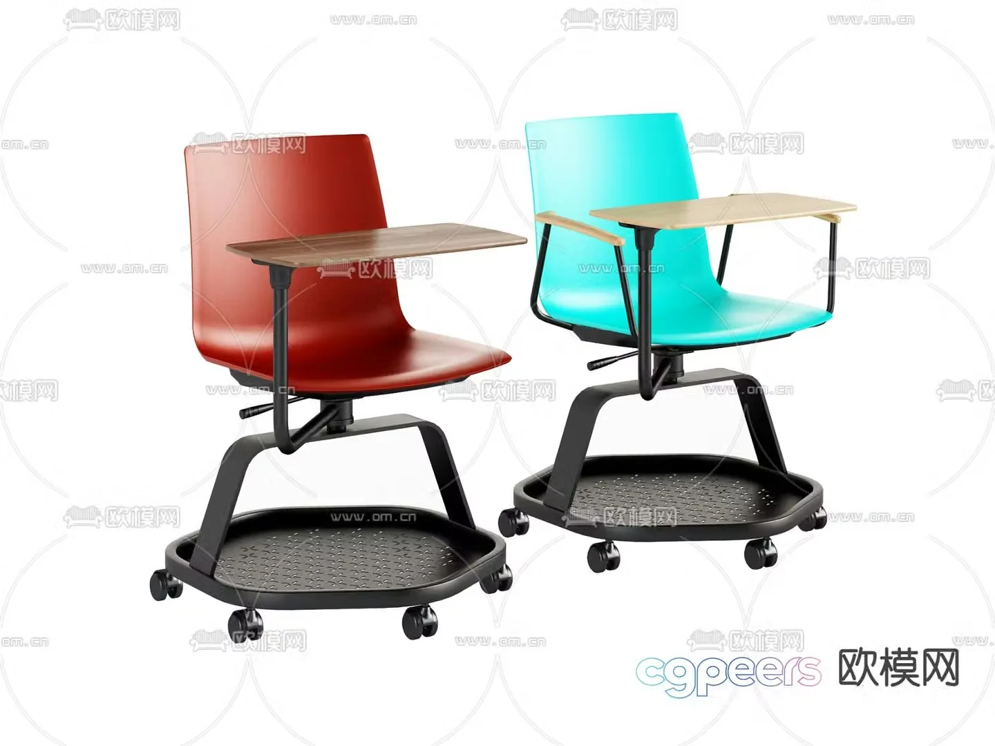 Office chair conference chair training chair 3d model