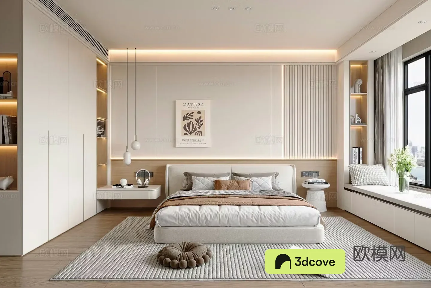 Creamy Bedroom