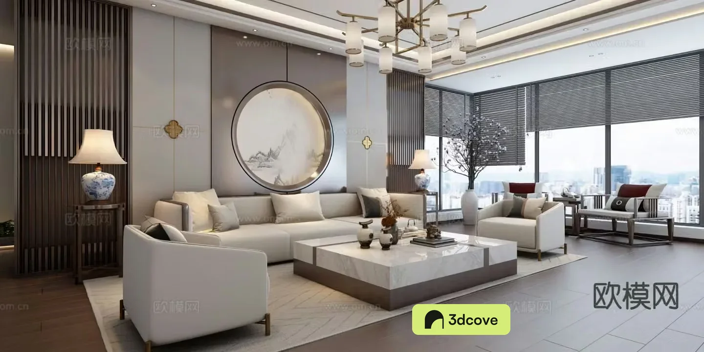 New Chinese style living room