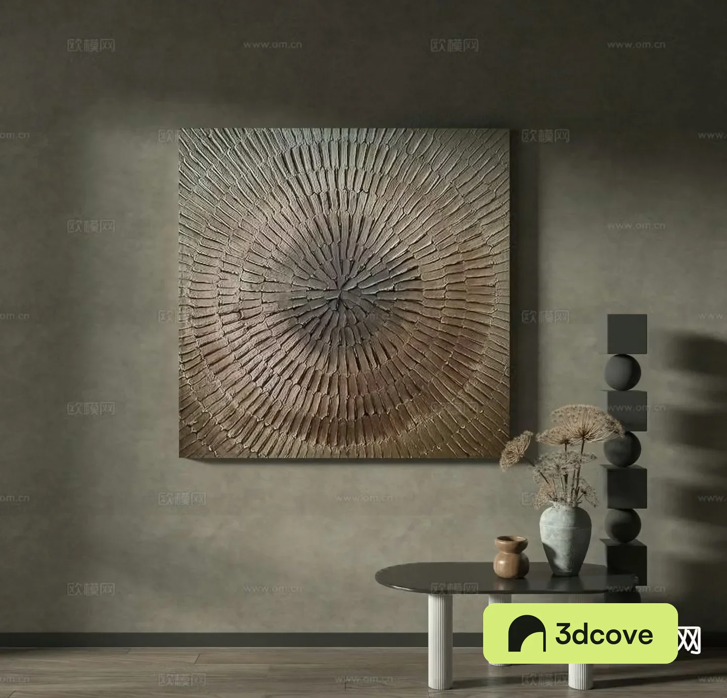 Wabi-sabi art painting texture painting decorative painting