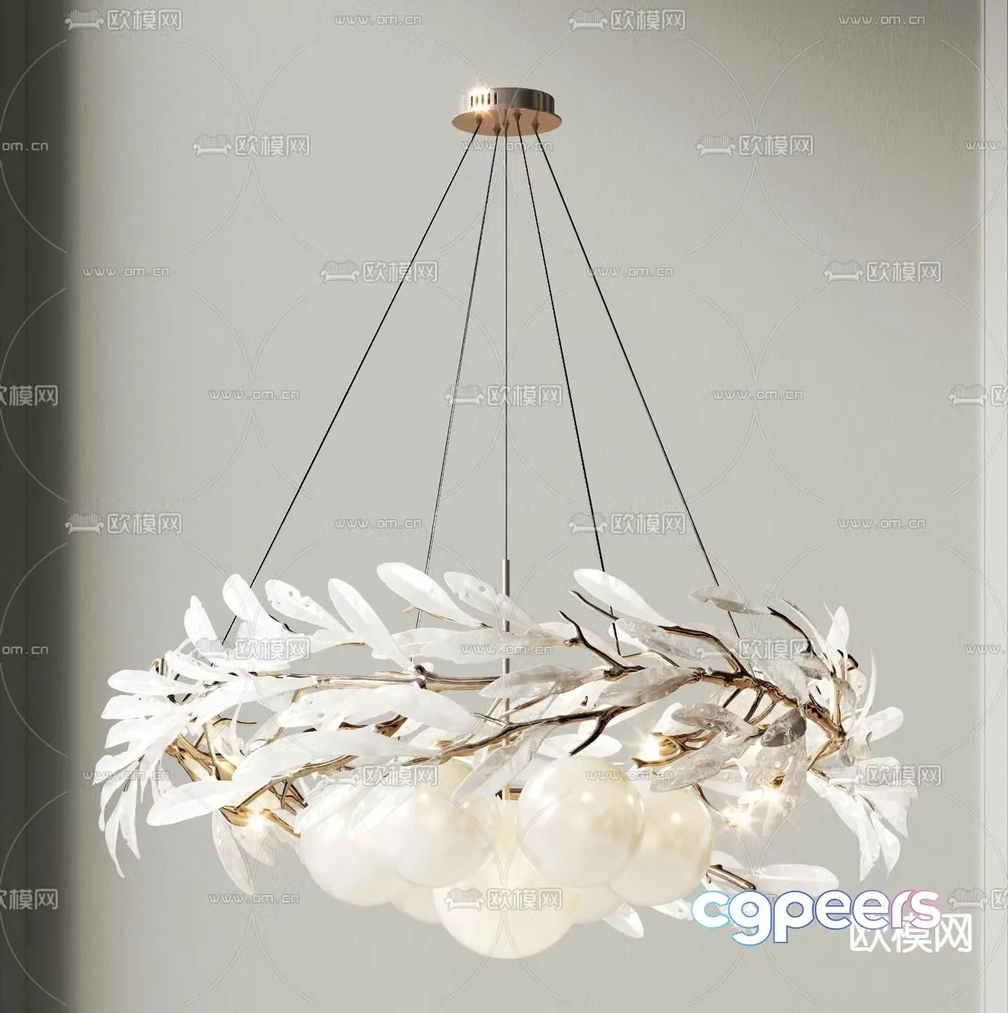 Chandelier Hall Chandelier 3d Model